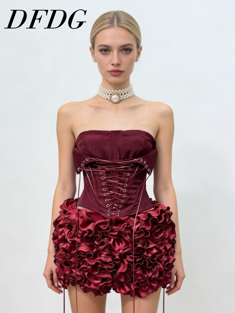 Women Formal Wear With Skirt - Set Rok Mini DFDG Wanita Musim