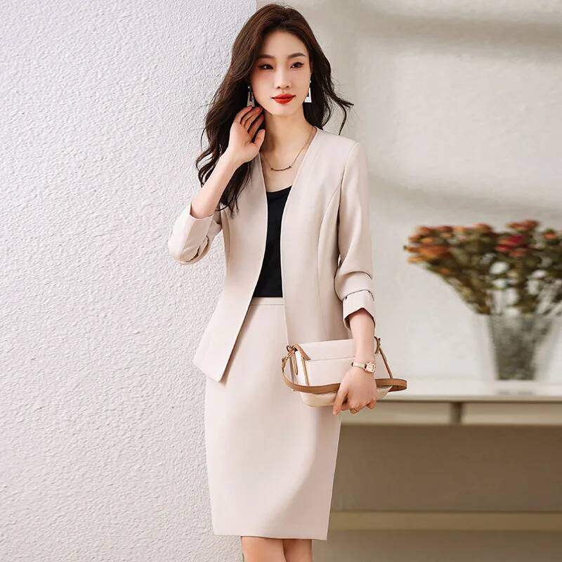 Women'S Formal Wear Pantsuits - Setelan Bisnis Wanita Formal dengan Rok