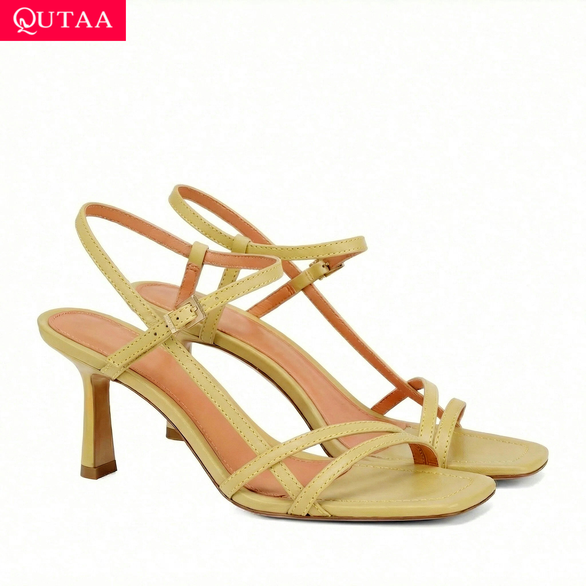 Kitten Heel Women - QUTAA Sepatu Hak Tinggi Modis Wanita