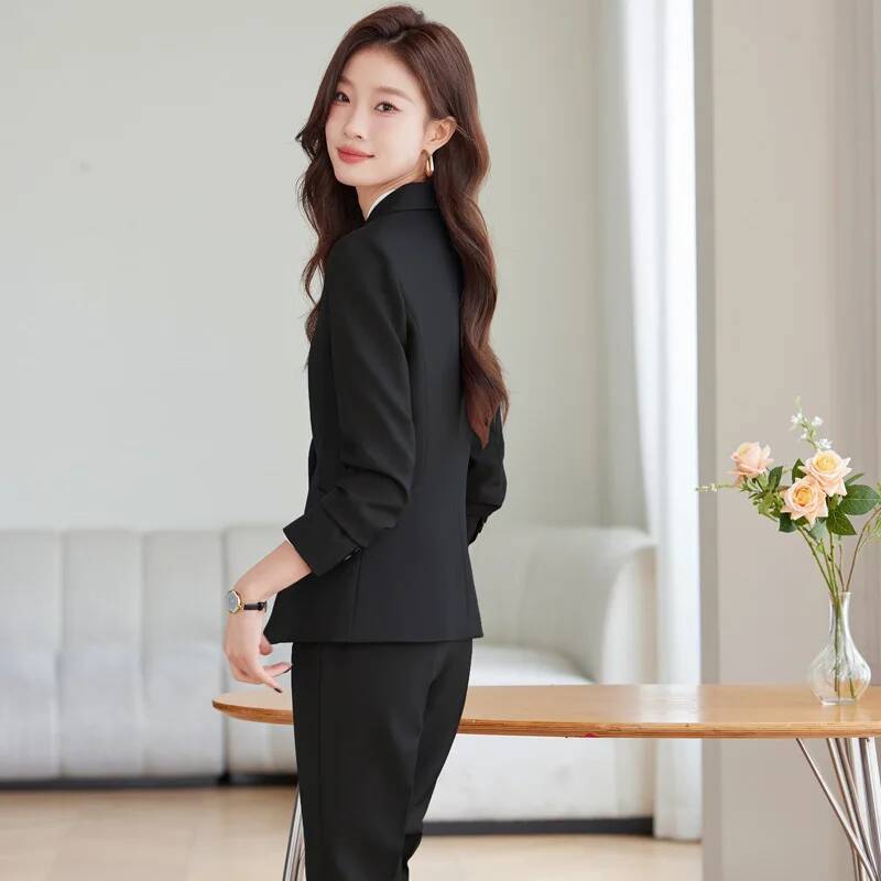 Gaya Seragam Formal Musim Gugu - Women'S Formal Wear Pantsuits ulasan dan harga