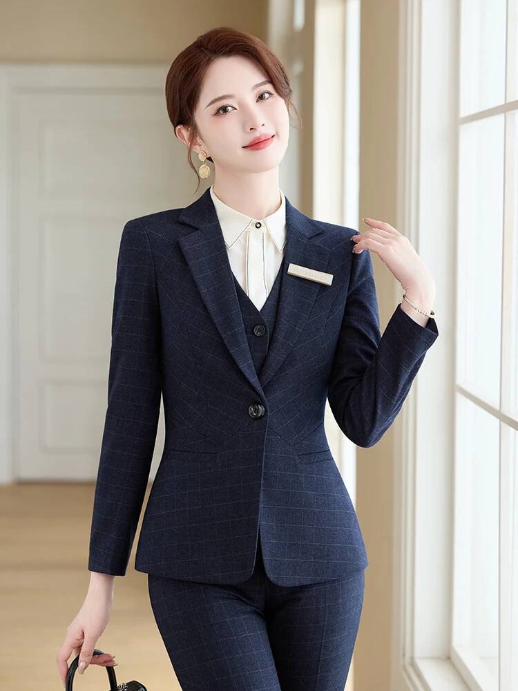 Setelan Jas Wanita Berkualitas - Women'S Formal Wear Pantsuits ulasan dan harga