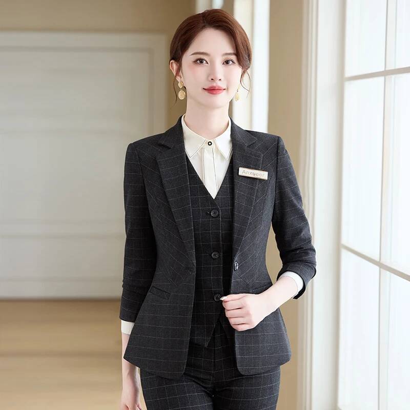 Setelan Jas Wanita Berkualitas - Women'S Formal Wear Pantsuits ulasan dan harga