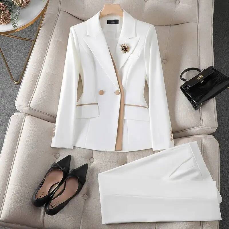 Setelan Celana Kerja Wanita Fo - Women'S Formal Wear Pantsuits ulasan dan harga