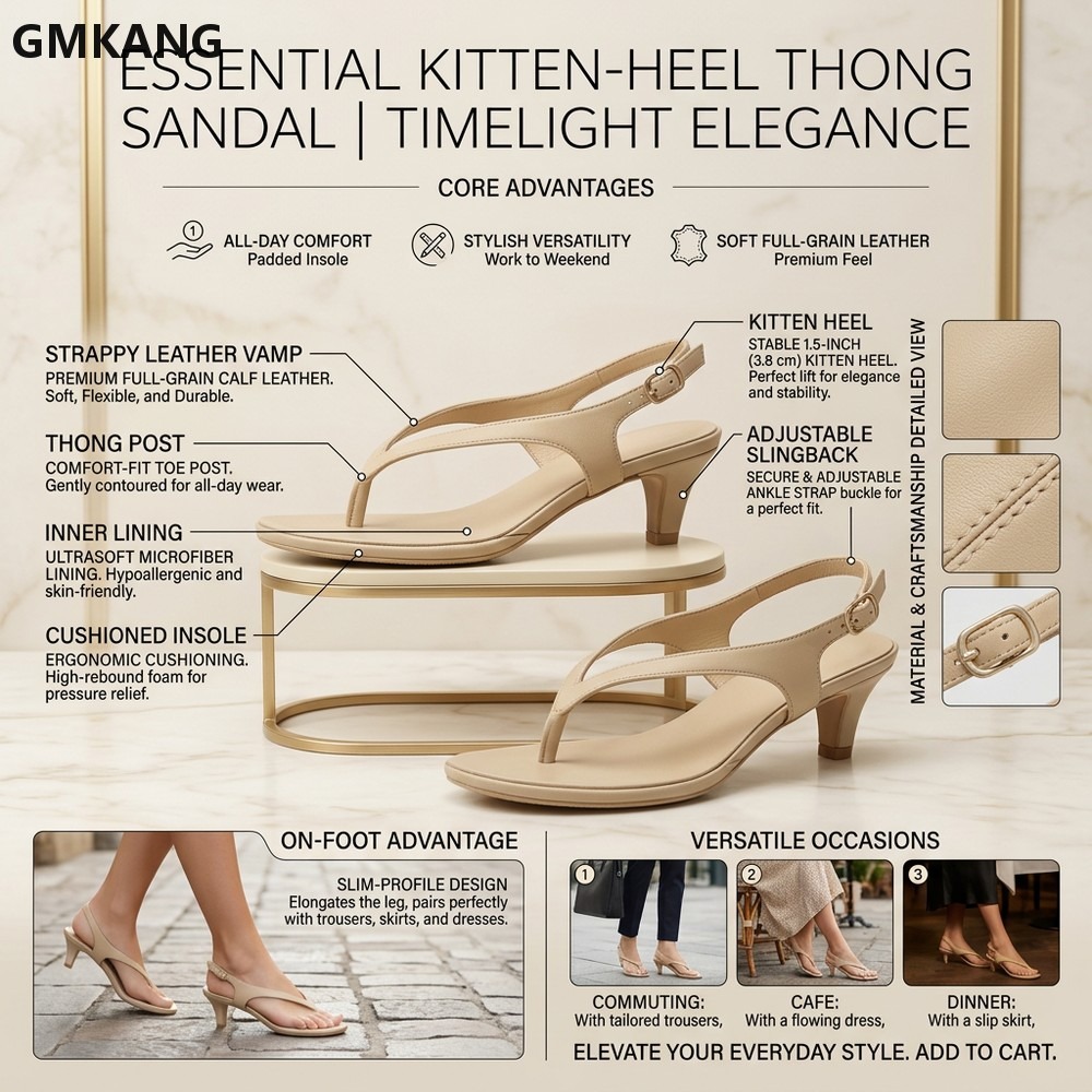 Sandal Wanita dengan Ujung Ber - Kitten Heel Women ulasan dan harga