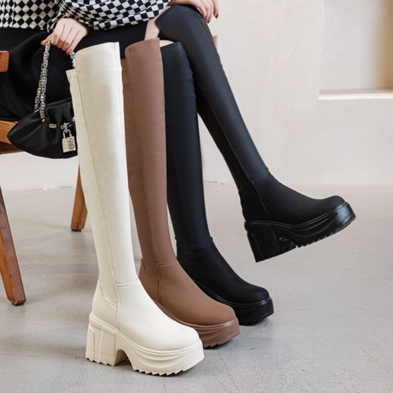 Sepatu Boots Wanita Setinggi L - Formal Women'S Wear ulasan dan harga