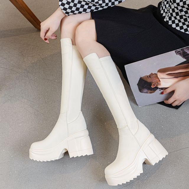 Sepatu Boots Wanita Setinggi L - Formal Women'S Wear ulasan dan harga