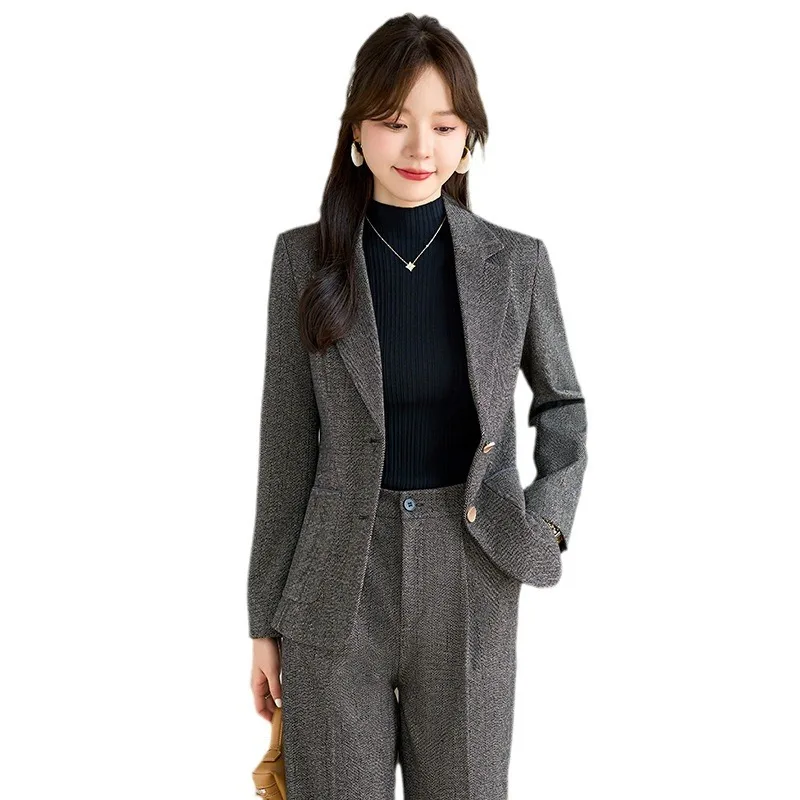 Pop Kualitas Tinggi Kain Belud - Women'S Formal Wear Pantsuits ulasan dan harga