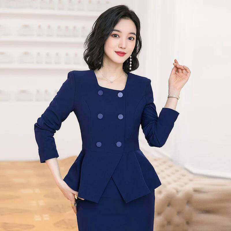 Blazer Pakaian Kerja Bisnis Wa - Women'S Formal Wear Pantsuits ulasan dan harga