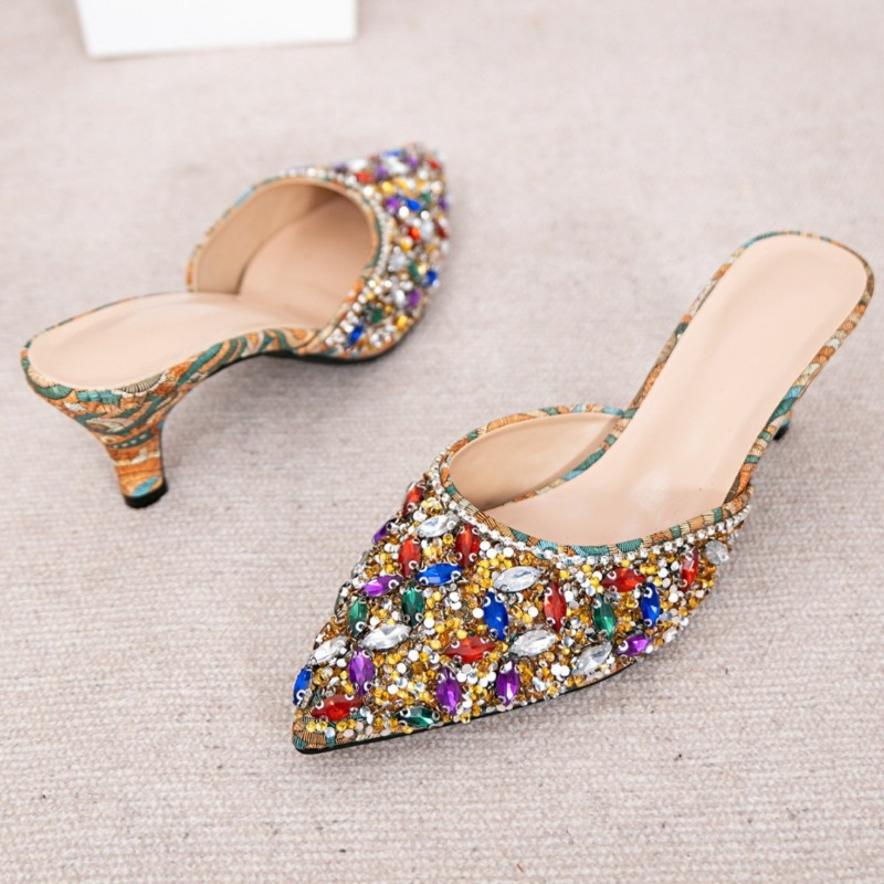 Sandal Hak Kitten Mewah Berhia - Kitten Heel Women ulasan dan harga