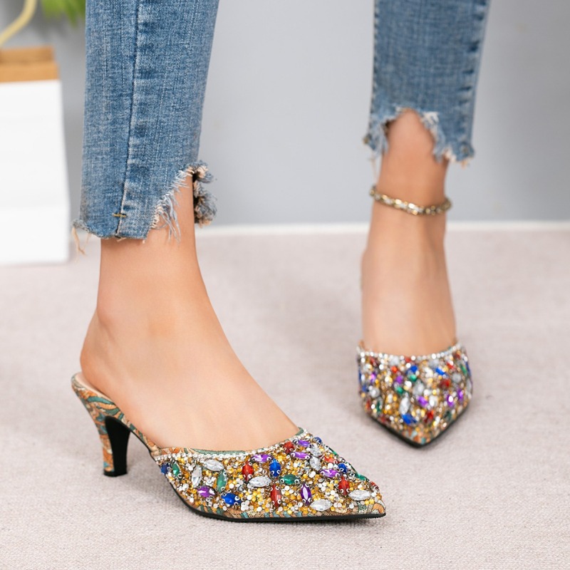 Sandal Hak Kitten Mewah Berhia - Kitten Heel Women ulasan dan harga