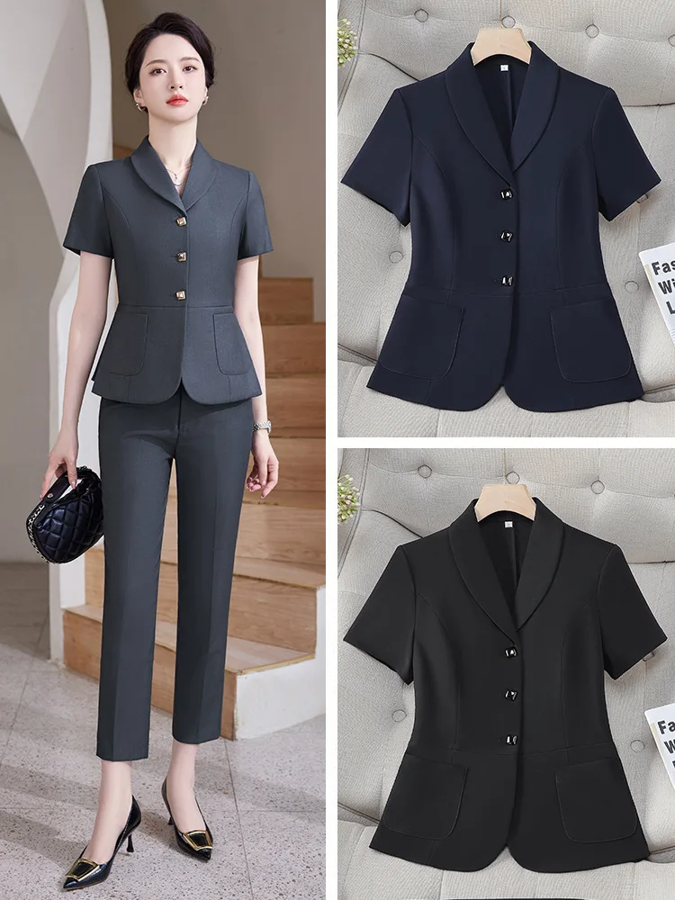 Pop 2024 Musim Panas Formal Ga - Women'S Formal Wear Pantsuits ulasan dan harga