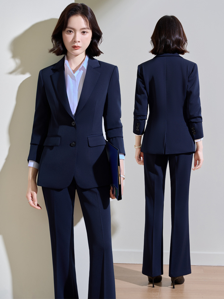 Setelan profesional warna biru - Women'S Formal Wear Pantsuits ulasan dan harga