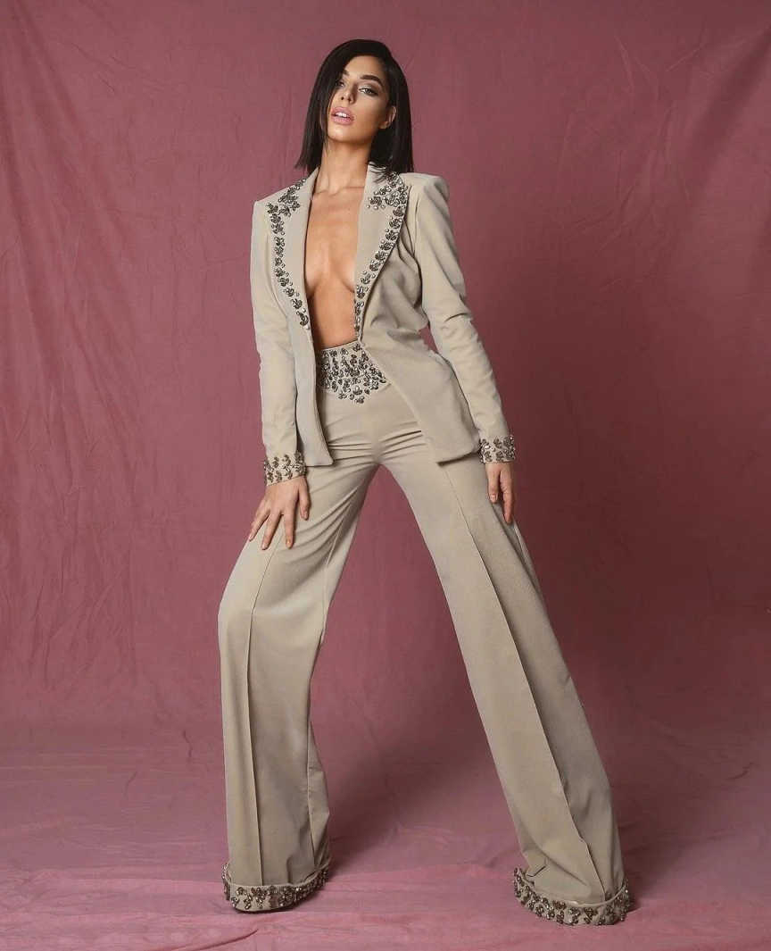 Setelan Wanita Berlian Imitasi - Women'S Formal Wear For A Wedding ulasan dan harga