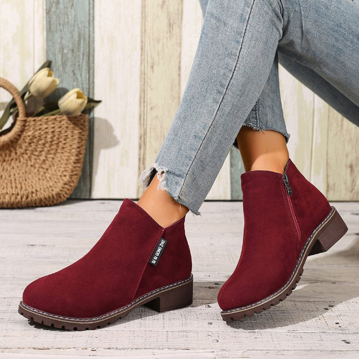 Sepatu Bot Wanita Musim Gugur  - Formal Women'S Wear ulasan dan harga