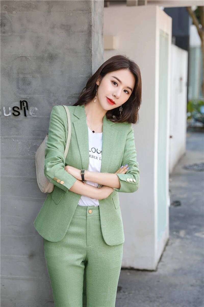 Desain Seragam Hijau Terbaru,  - Women'S Formal Wear Pantsuits ulasan dan harga