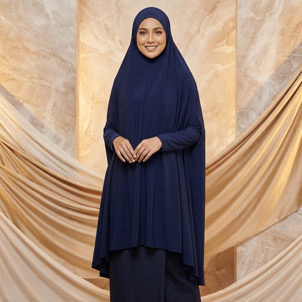 Kaftan Polos Abaya Muslim Eleg - Women Formal Wear Hijab ulasan dan harga