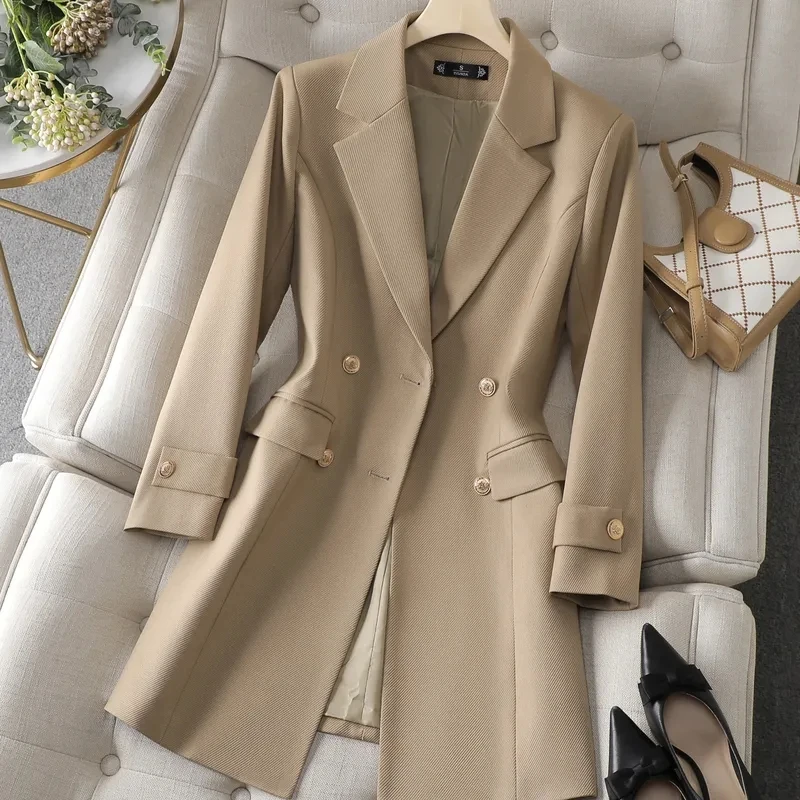 Jaket panjang musim gugur dan  - Women Formal Wear Business ulasan dan harga