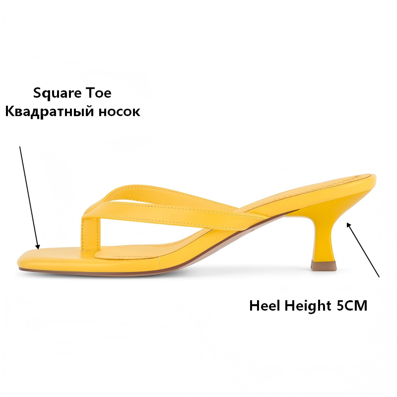 Onlymaker Sandal Thong Wanita  - Kitten Heel Women ulasan dan harga