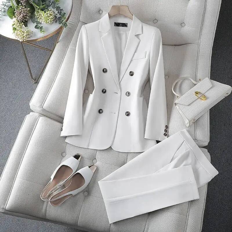 Setelan Bisnis Wanita Formal d - Women'S Formal Wear Pantsuits ulasan dan harga