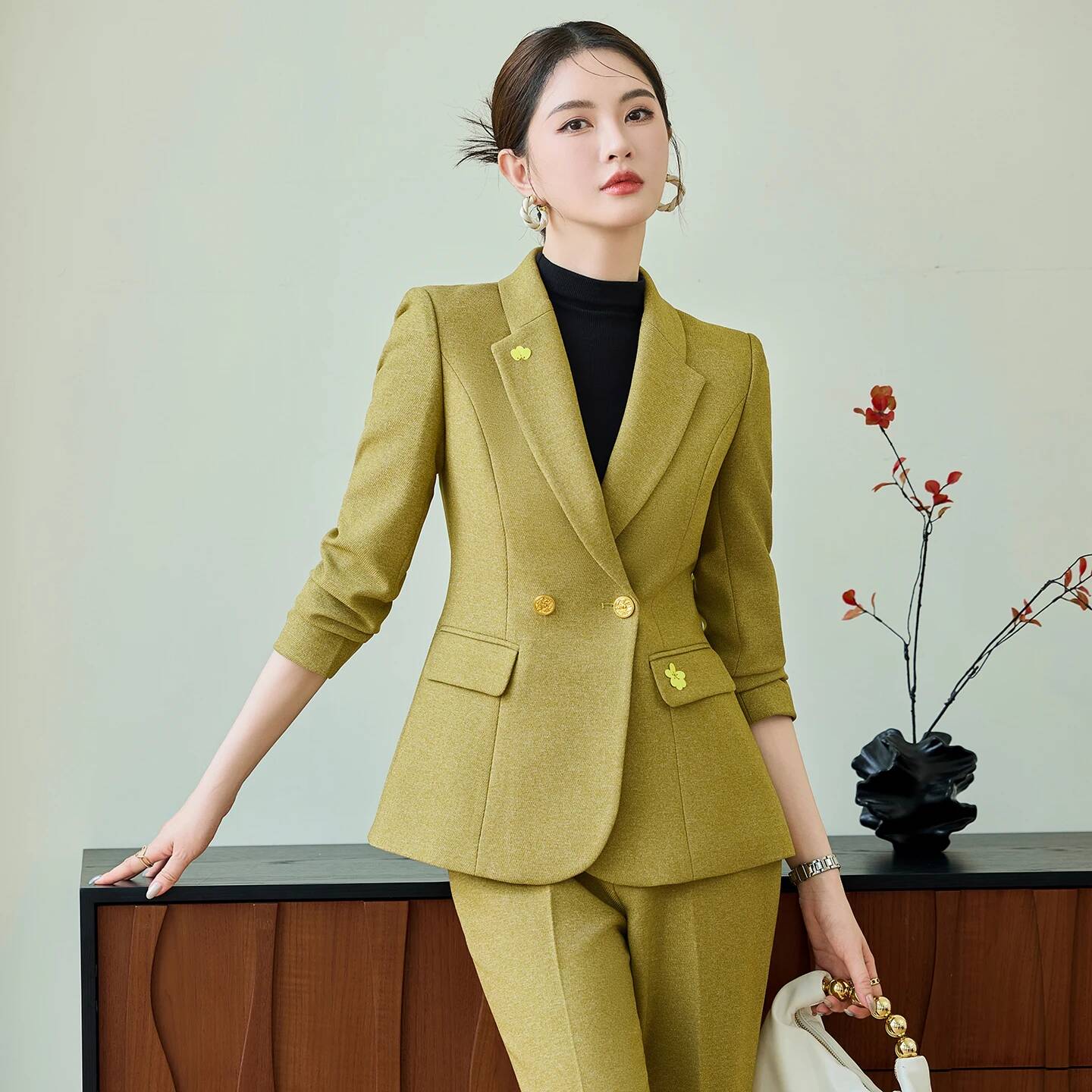 Setelan Bisnis Wanita Formal,  - Women'S Formal Wear Pantsuits ulasan dan harga