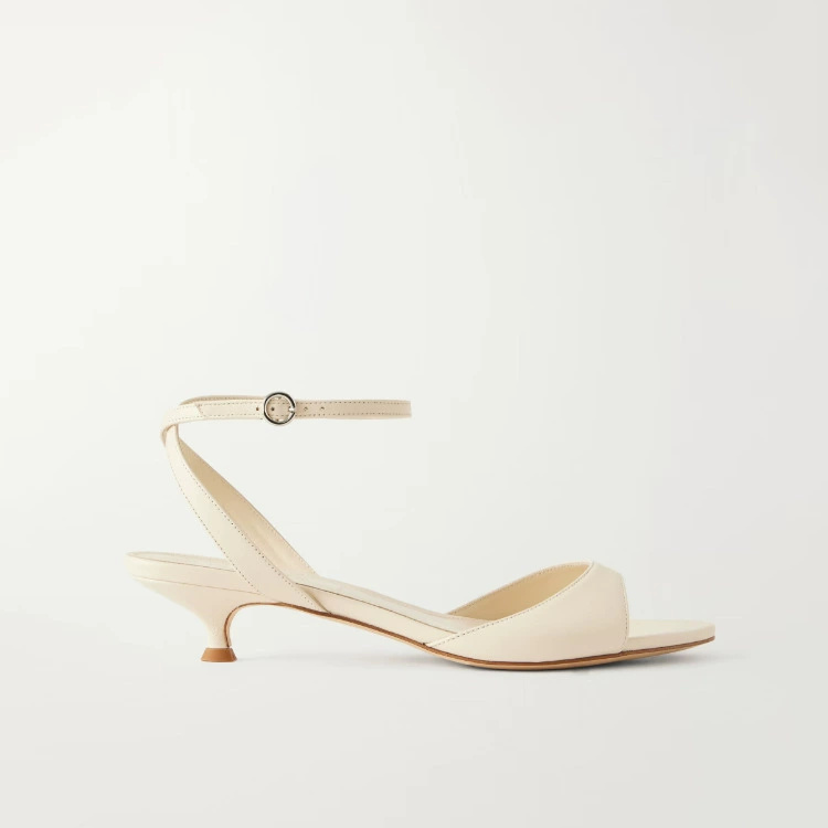 Sandal Wanita Kulit Minimalis  - Kitten Heel Women ulasan dan harga